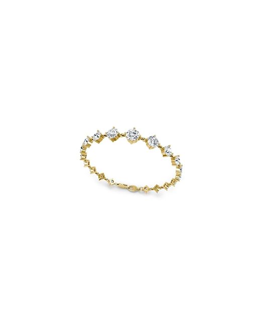 Vrai Lab Grown Diamond Round Brilliant Infinity Linked Tennis Bracelet 14K White and 6.60 ct. t.w.