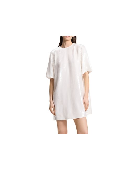 Theory Sequined Oversized Tee Dress
