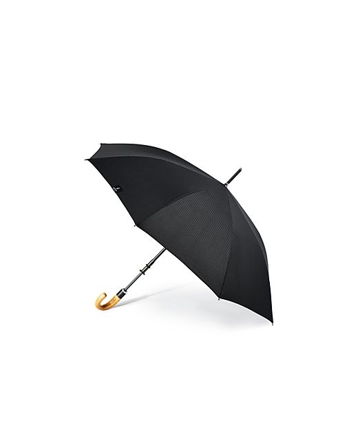 Shedrain Stratus Chrome Stick with Wood Crook Handle Umbrella