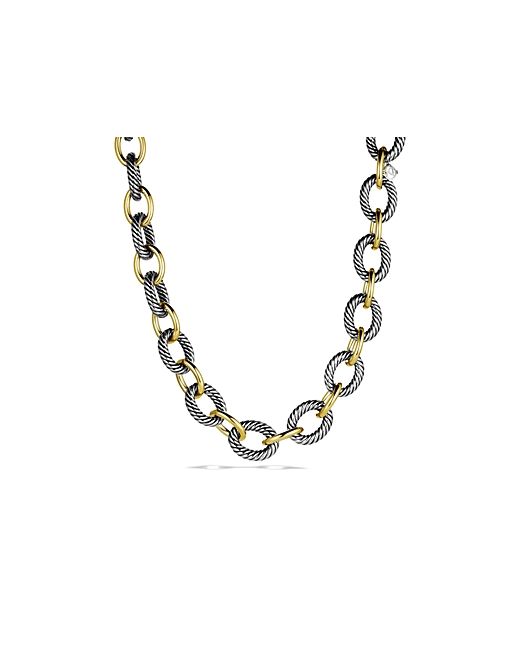 David Yurman Oval Extra-Large Link Necklace with 17