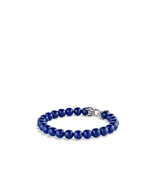 David Yurman Spiritual Beads Bracelet with Lapis Lazuli 8mm