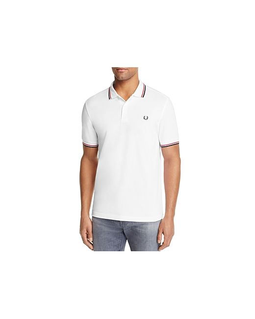 Fred Perry Tipped Logo Slim Fit Polo Shirt