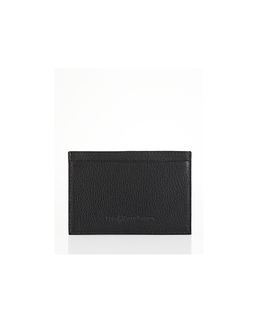 Ralph Lauren Polo Pebbled Leather Slim Card Case