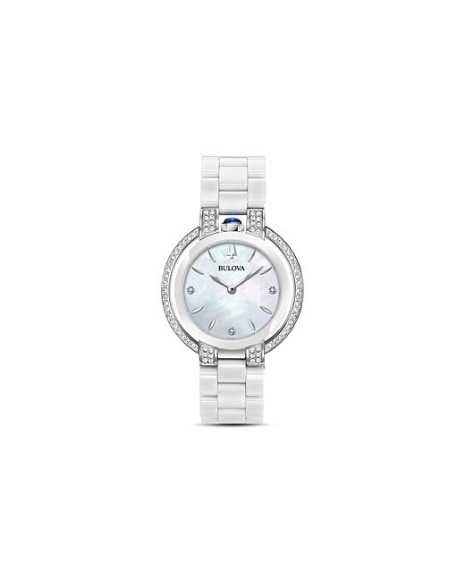 Bulova Rubaiyat Diamond Mother-of-Pearl Dial Watch 35mm