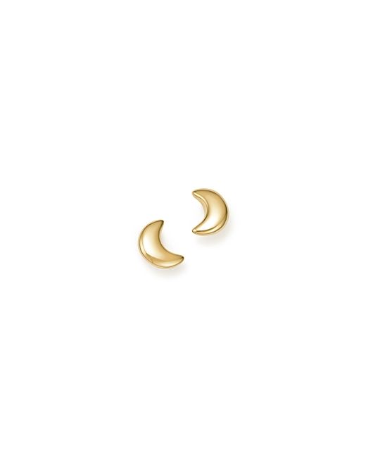 Bloomingdale's 14K Crescent Moon Stud Earrings 100 Exclusive