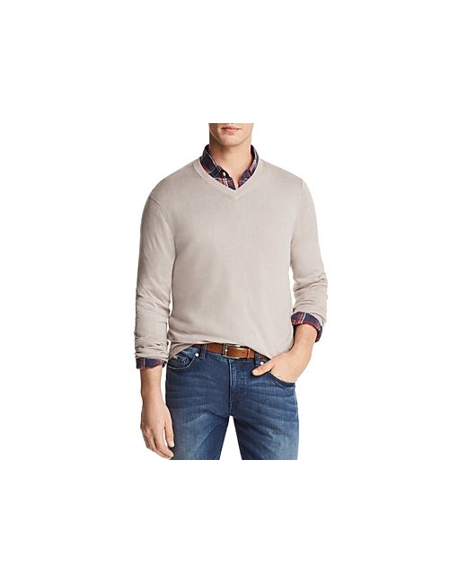 The Men's Store At Bloomingdale's V-Neck Cotton-Cashmere Sweater 100 Exclusive