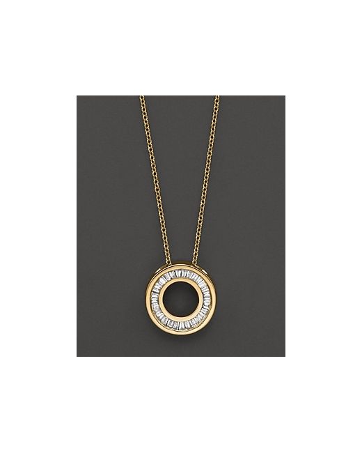 Bloomingdale's Diamond Circle Pendant Necklace in 14K 0.20 ct. t.w.