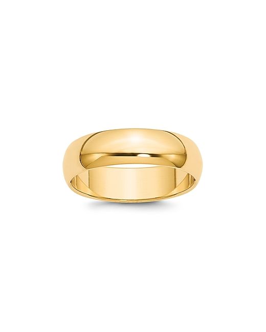 Bloomingdale's 6mm Half Round Band Ring in 14K