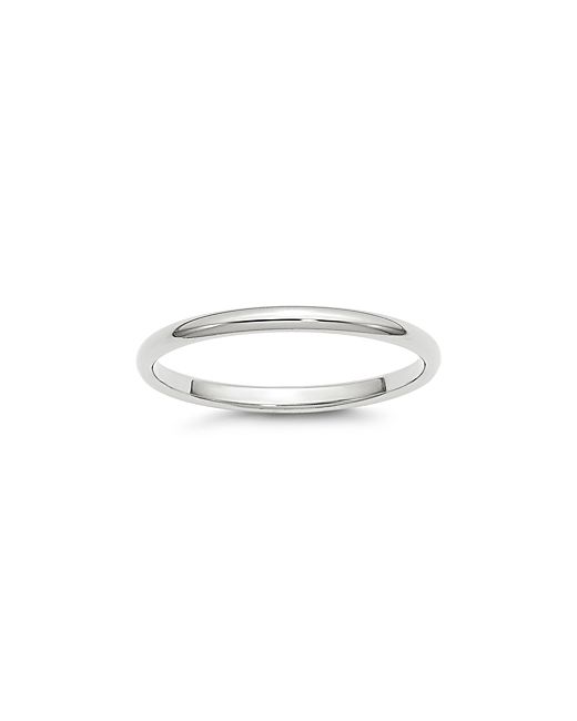 Bloomingdale's 2mm Half Round Band Ring in 14K