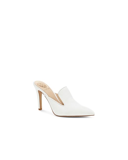 Vince Camuto Emberton Leather High Heel Mules