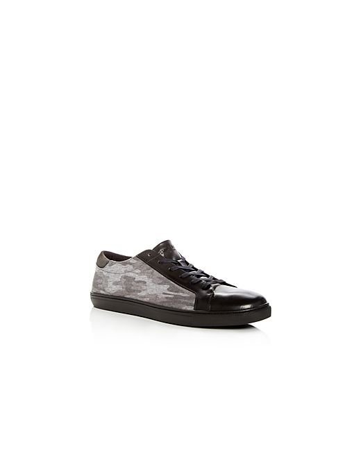 Kenneth Cole Kam Leather Camo Lace Up Sneakers