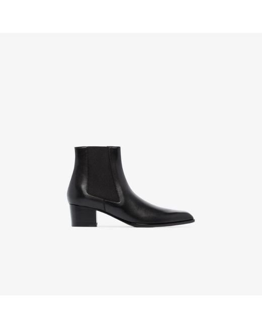 Tom Ford 45 leather ankle boots