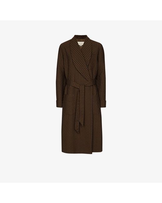 Gucci GG belted trench coat