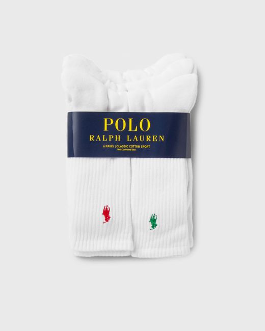 Polo Ralph Lauren CREW SOCKS 6-PACK male Socks now available