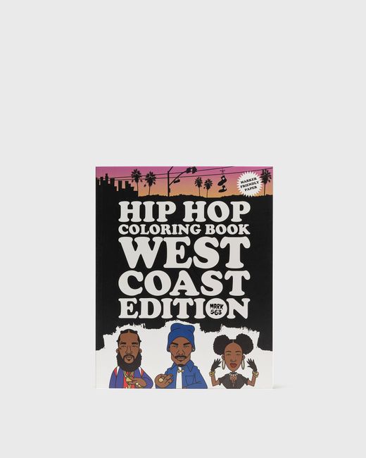 Books Hip Hop Coloring Book West Coast Edition by Mark653 male Music Movies now available