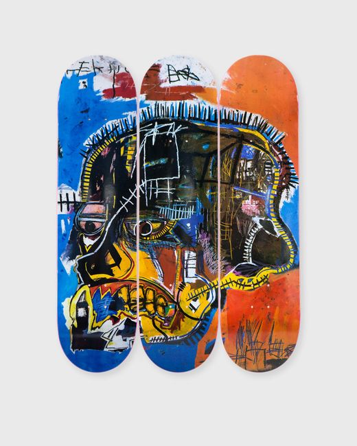 The Skateroom Jean-M. Basquiat Skull DECKS 3-Pack male Home deco now available
