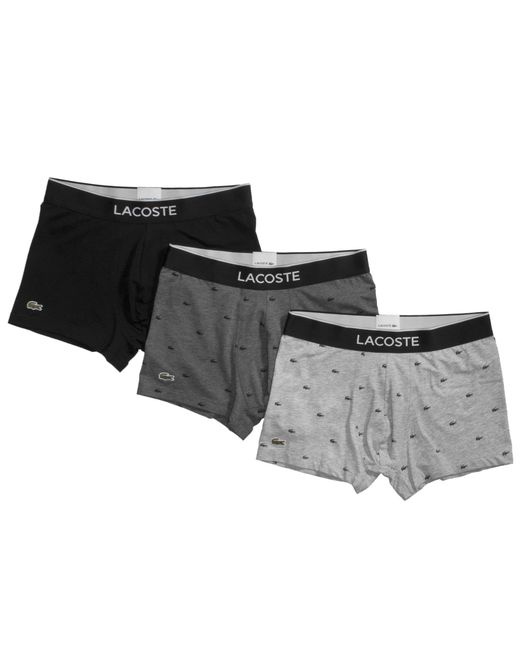Lacoste STRETCH COTTON BOXER 3-PACK male Boxers Briefs now available