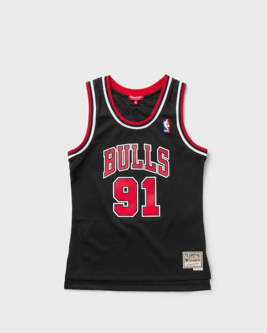 Mitchell & Ness NBA Swingman Jersey Chicago Bulls 1997-98 Dennis Rodman 91 female Tops Tanks now available