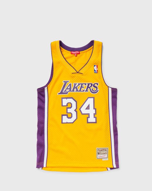 Mitchell & Ness NBA Swingman Jersey Los Angeles Lakers 1999-00 Shaquille ONeal 34 female Tops Tanks