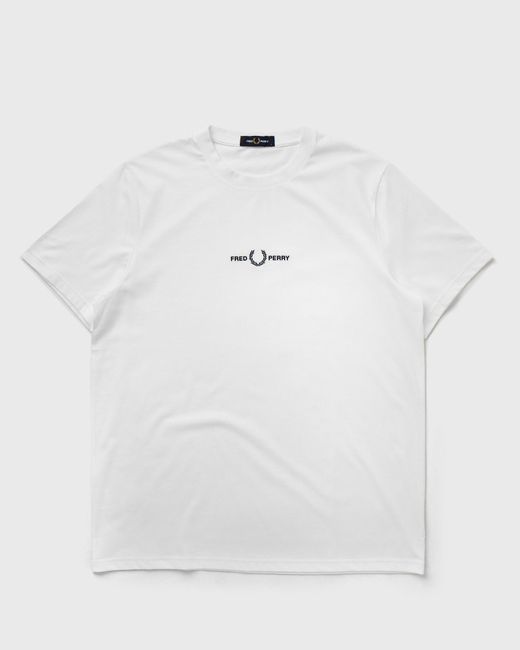 Fred Perry Embroidered T Shirt male Shortsleeves now available