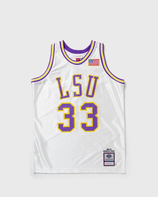 Mitchell & Ness NCAA AUTHENTIC JERSEY LOUISANA STATE UNIVERSITY 1990-31 SHAQUILLE ONEAL 33 male Jerseys now available
