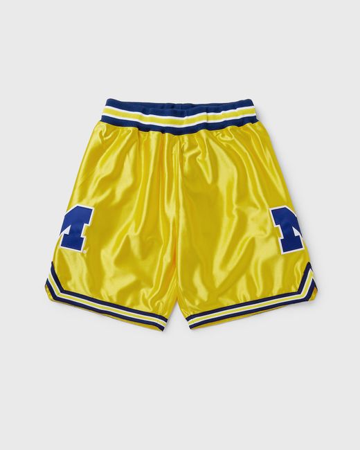 Mitchell & Ness NCAA MAIZE SHORTS UNIVERSITY OF MICHIGAN 1991 male Sport Team Shorts now available