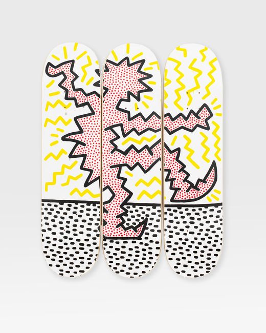 The Skateroom Keith Haring Untitled Electric Deck male Home deco now available