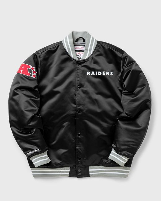 Mitchell & Ness NFL Heavyweight Satin Jacket OAKLAND RAIDERS male College JacketsTeam Jackets now available