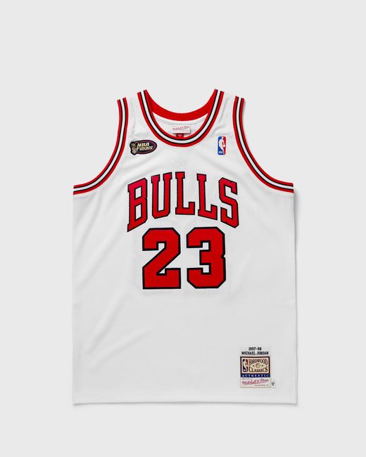 Mitchell & Ness NBA AUTHENTIC FINALS JERSEY CHICAGO BULLS 1997-98 MICHAEL JORDAN 23 male Jerseys now available