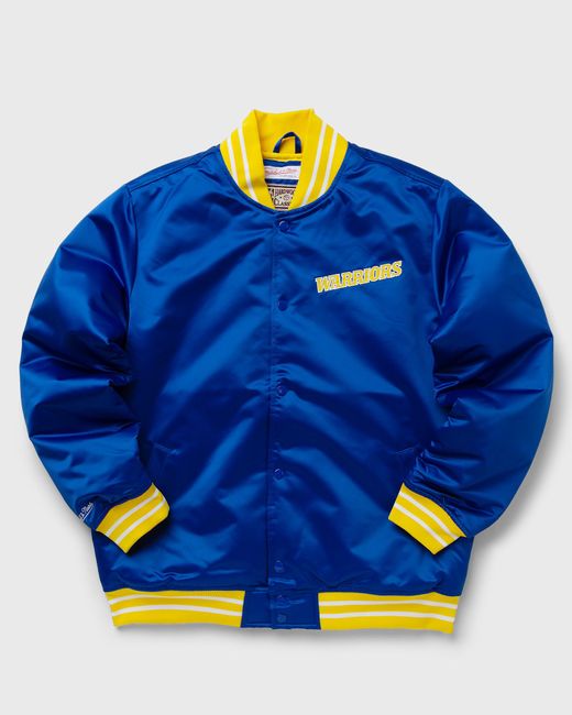 Mitchell & Ness NBA Heavyweight Satin Jacket Golden State Warriors male College Jackets now available