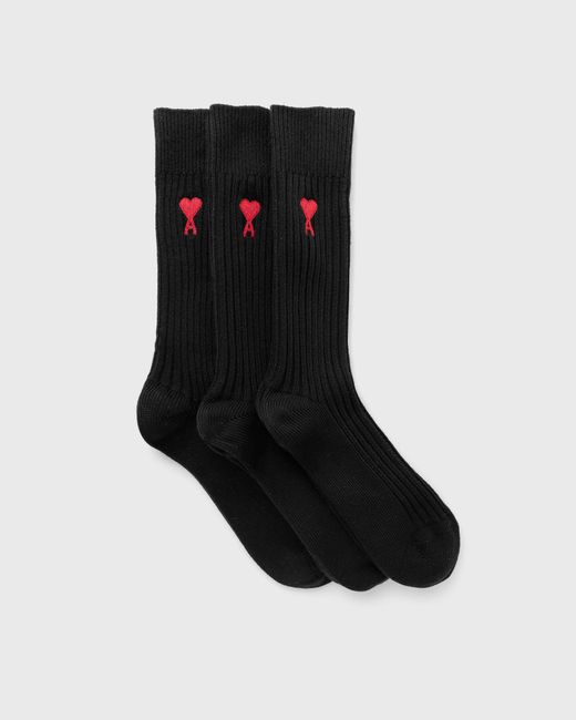 AMI Alexandre Mattiussi THREE PACK DE COEUR SOCKS male Socks now available 42