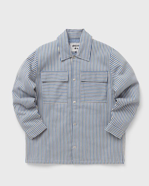 BSTN Brand Padded Striped Overshirt male Overshirts now available