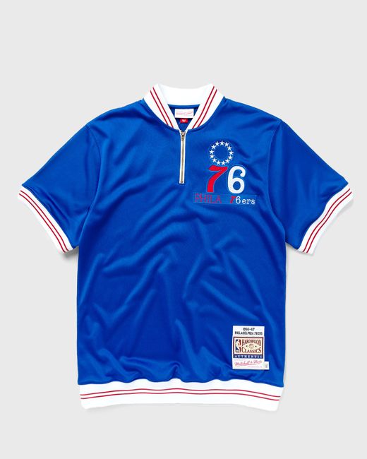 Mitchell & Ness NBA SHOOTING SHIRT 76ERS 1966 male ShortsleevesTeam Tees now available