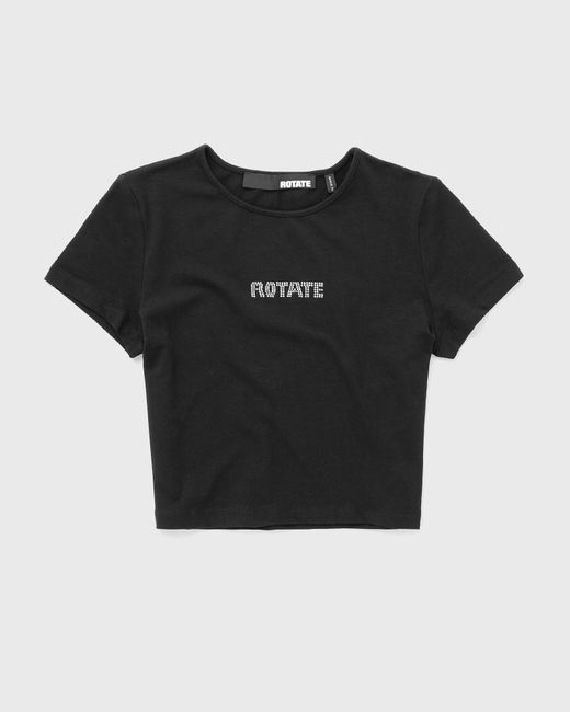 Rotate Birger Christensen Cropped Logo Tee female Shortsleeves now available