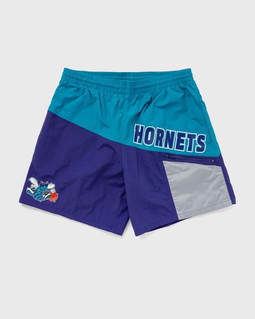 Mitchell & Ness NBA NYLON UTILITY SHORT CHARLOTTE HORNETS male Sport Team Shorts now available