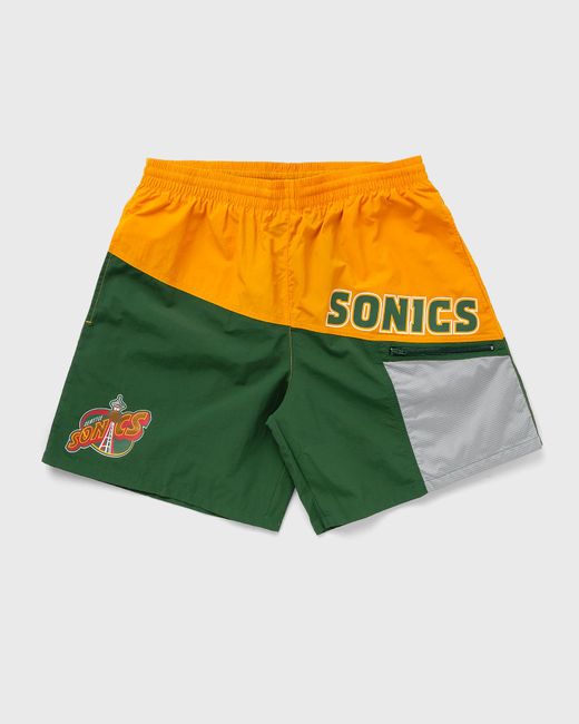 Mitchell & Ness NBA NYLON UTILITY SHORT SEATTLE SUPERSONICS male Sport Team Shorts now available