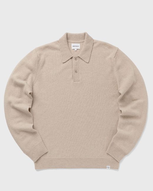 Norse Projects Marco Merino Lambswool Polo male Pullovers now available