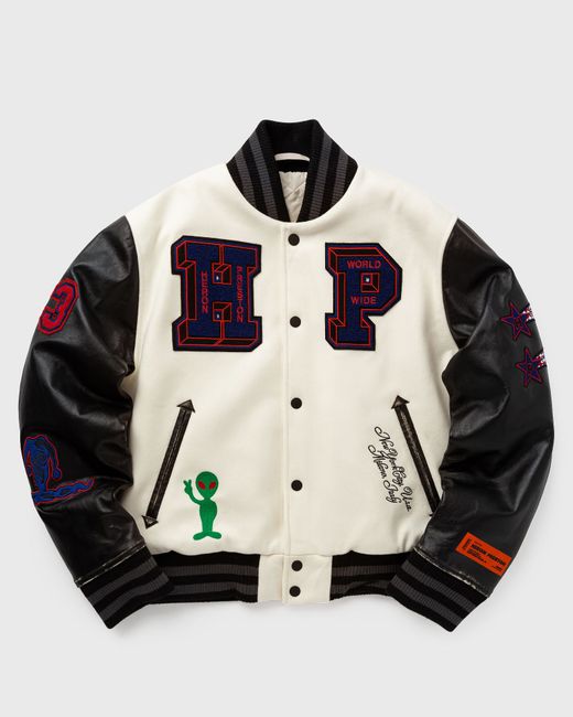 Heron Preston HP PATCHES VARSITY male Bomber JacketsCollege Jackets now available