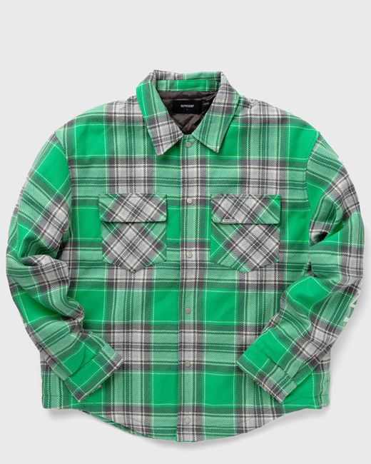 Represent QUILTED FLANNEL SHIRT male Overshirts now available