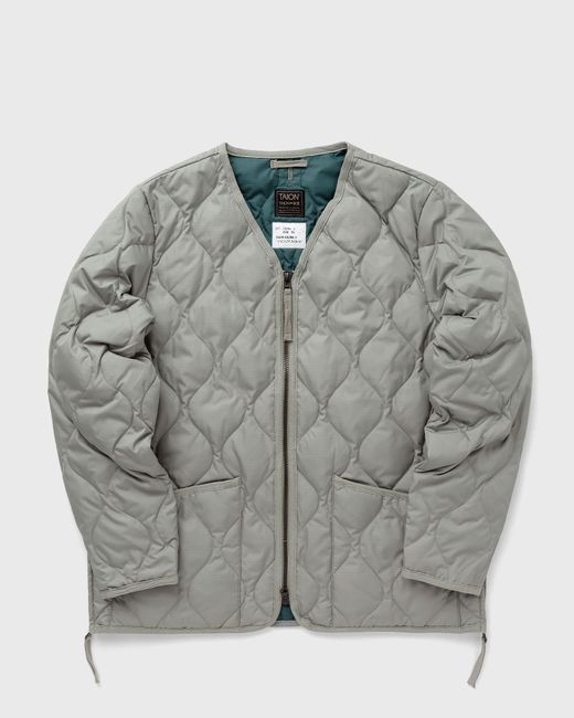 Taion MILITARY ZIP V NECK DOWN JACKET male Down Puffer Jackets now available