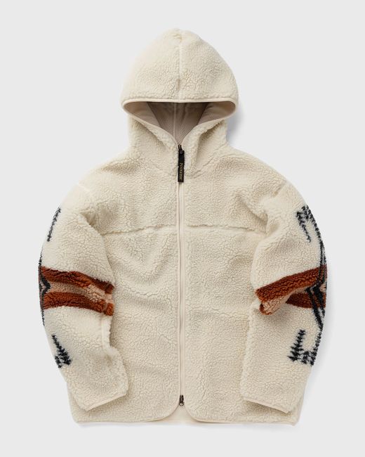 Pendleton BOA ZIP HOODIE IVORY HARDING male Fleece Jackets now available