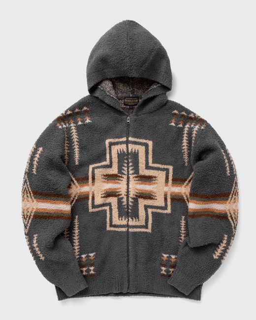 Pendleton ZIP UP HOODIE CHARCOAL HARDING male HoodiesZippers now available