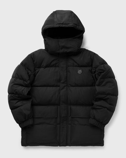 Maison Kitsuné HOODED PUFFER NYLON WITH TONAL FOX HEAD PATCH male Down Puffer Jackets now available