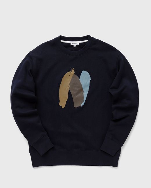 Norse Projects Arne Relaxed Organic Brush N Logo Sweatshirt male Sweatshirts now available