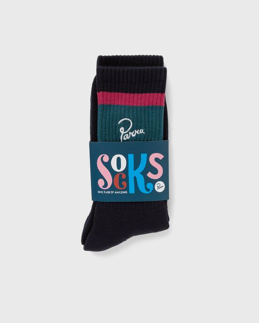 By Parra Script Logo Crew Socks male now available