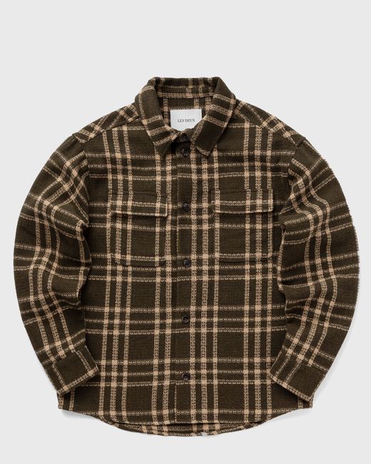 Les Deux Josiah Check Overshirt male Overshirts now available