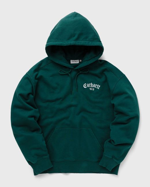 Carhartt Wip Hooded Onyx Script Sweat male Hoodies now available