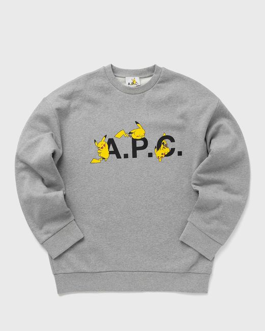 A.P.C. . Sweat pokémon pikachu H male Sweatshirts now available
