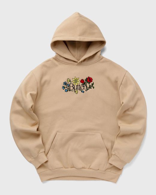 Butter Goods Floral Embroidered Pullover Hood male Hoodies now available