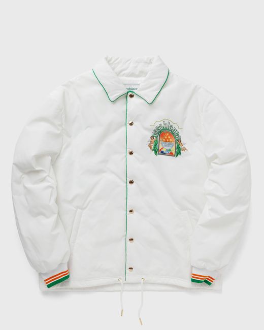 Casablanca PRINTED POLYESTER WADDED JACKET male Windbreaker now available
